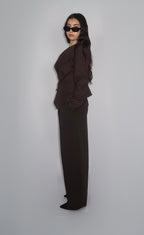 Veste Cintrée – Brun Foncé