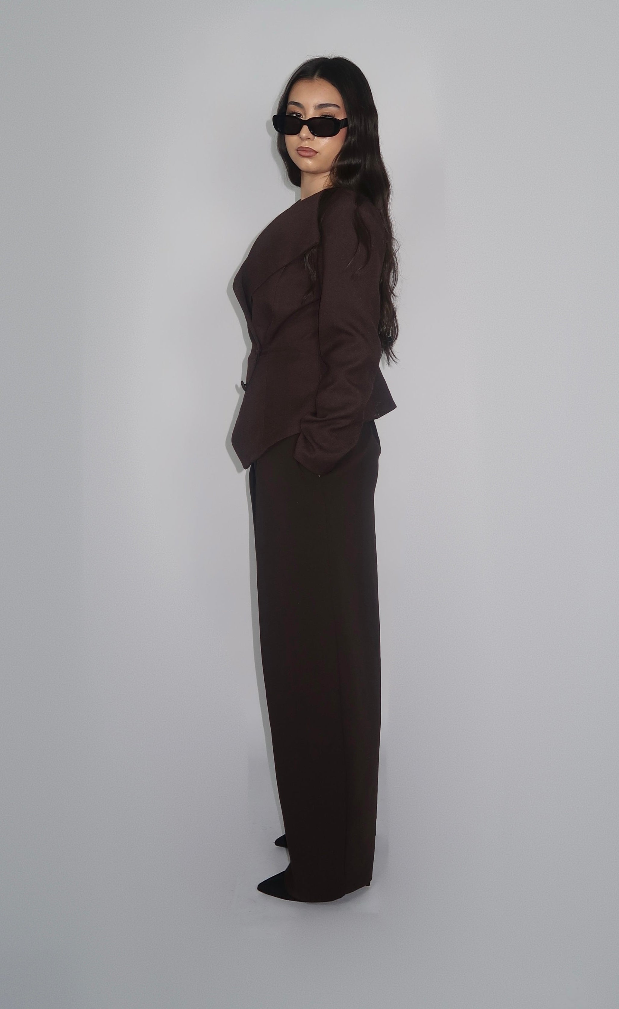 Veste Cintrée – Brun Foncé