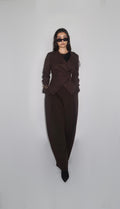 Veste Cintrée – Brun Foncé