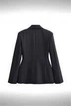 Blazer noir tailleur – Coupe structurée