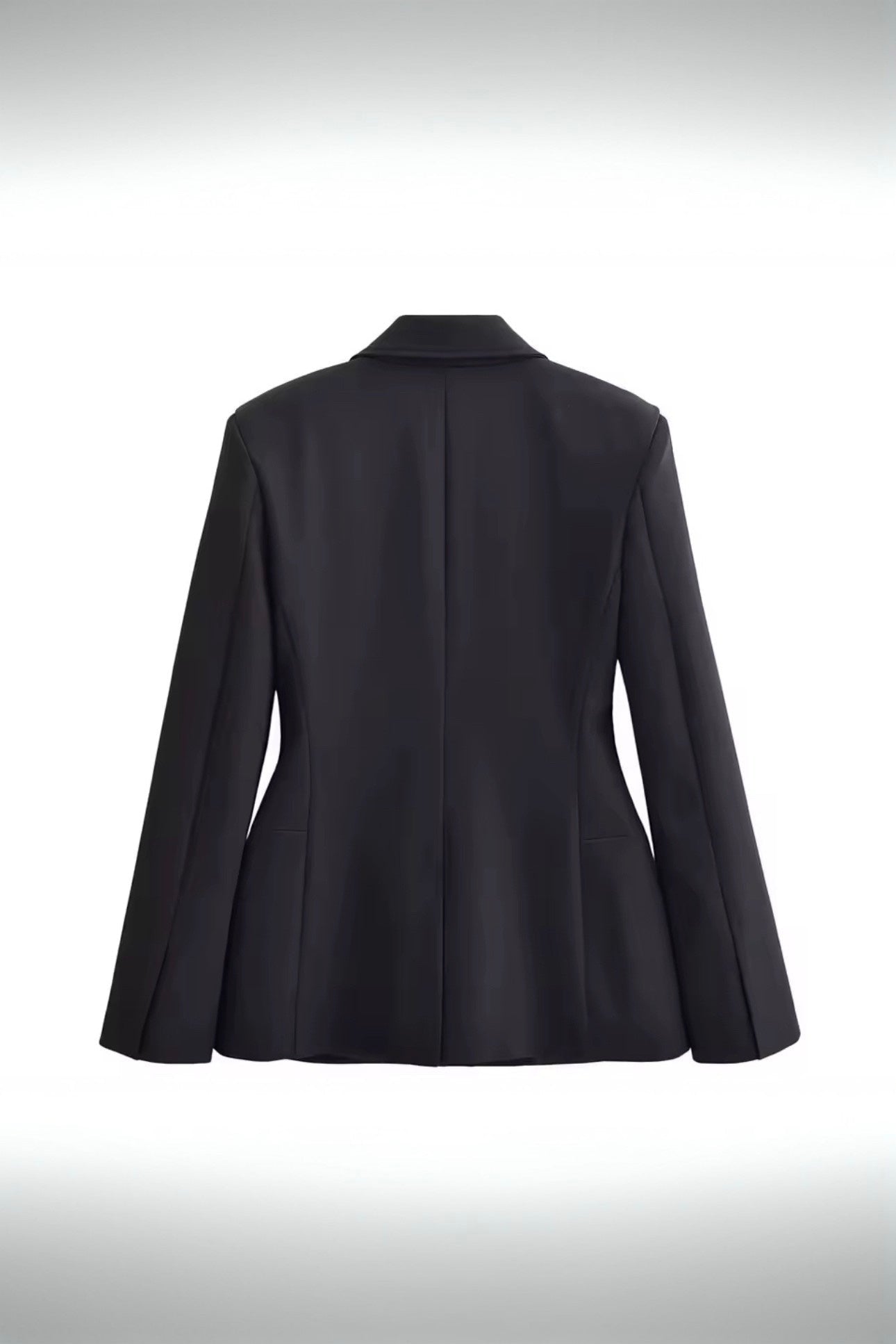 Blazer noir tailleur – Coupe structurée
