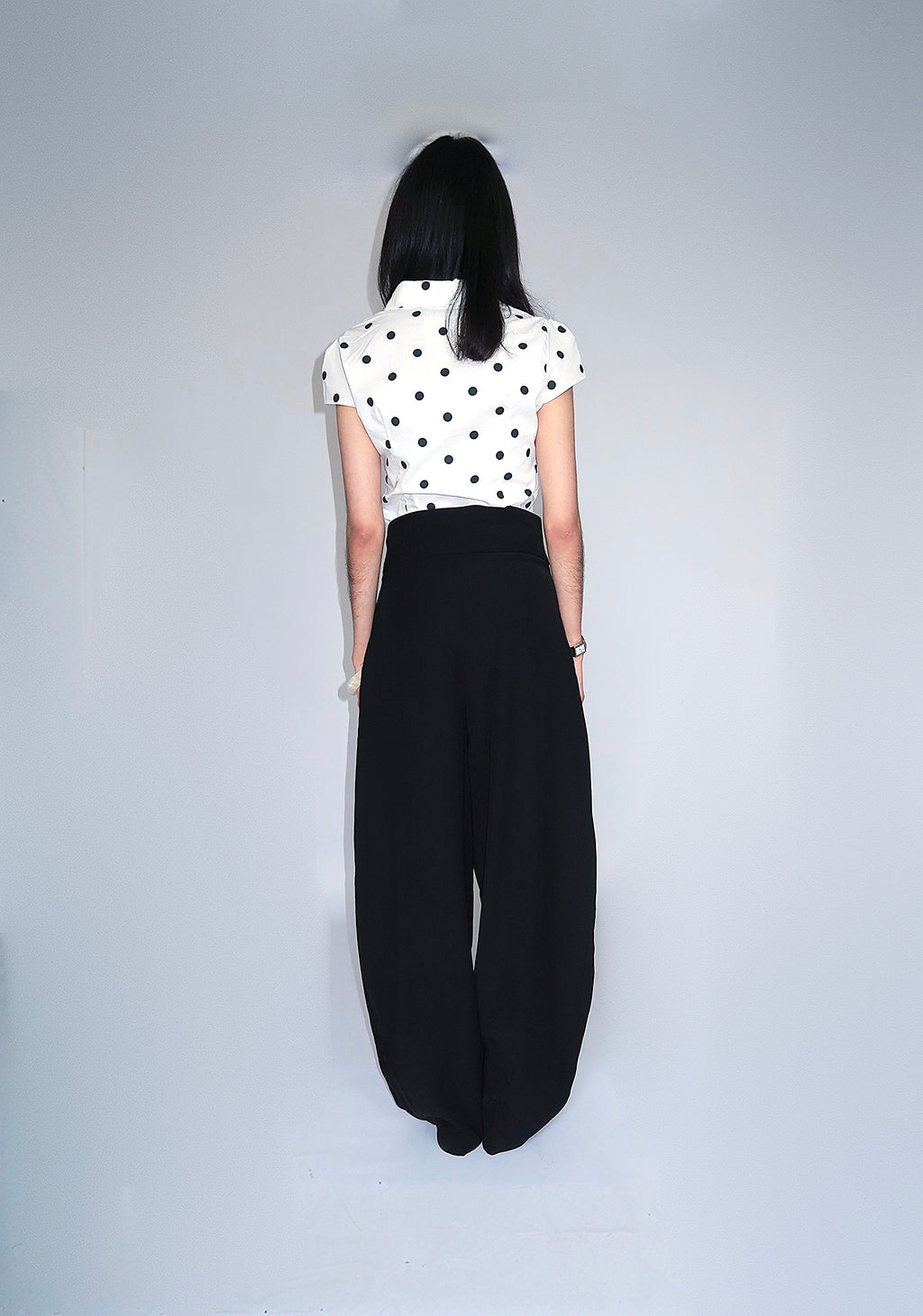 Pantalon ballon à plis