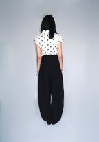 Pantalon ballon à plis