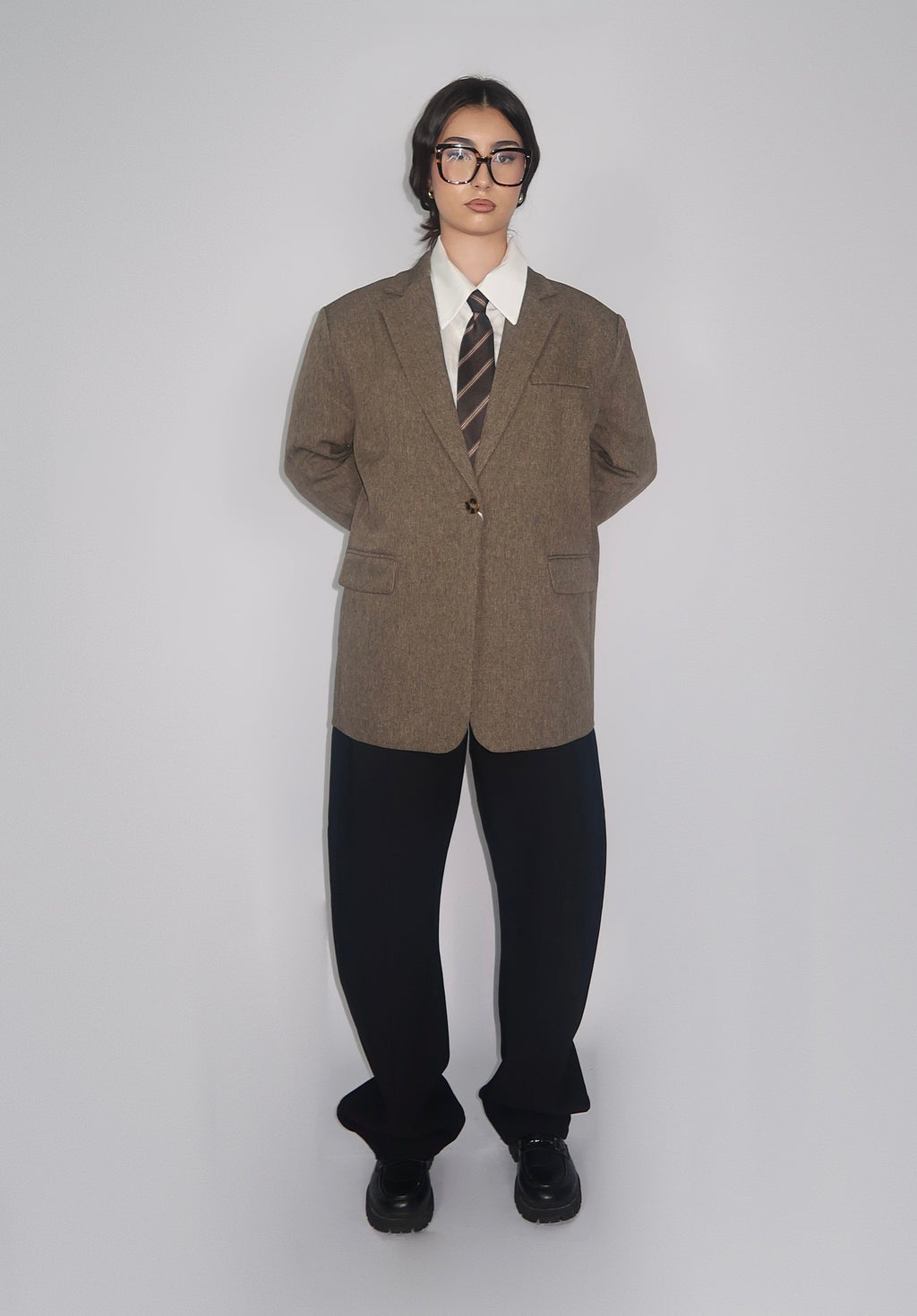 Blazer Oversize taupe