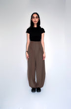 Pantalon ballon à plis