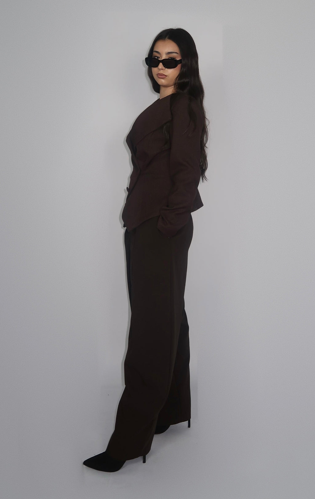 Veste Cintrée – Brun Foncé