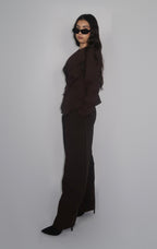 Veste Cintrée – Brun Foncé