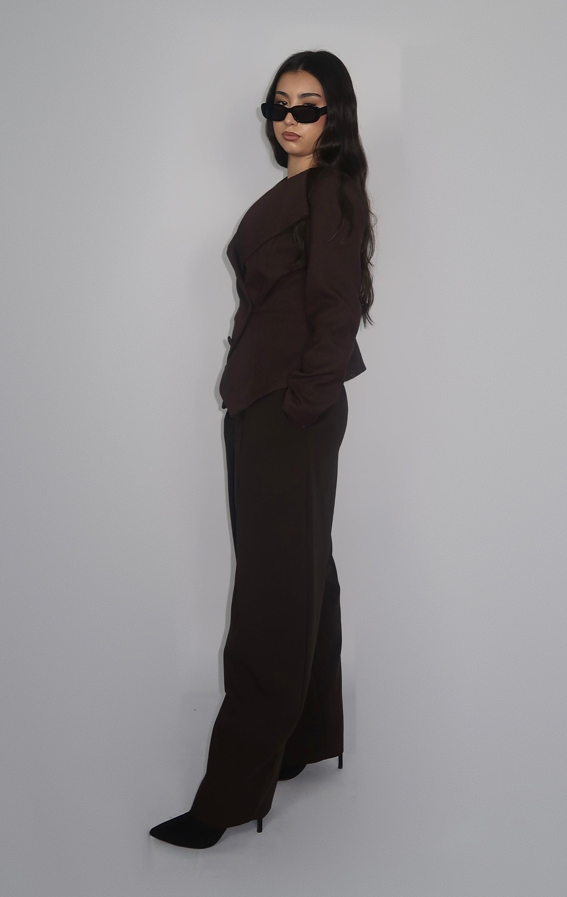Veste Cintrée – Brun Foncé
