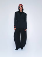 Blazer noir tailleur – Coupe structurée